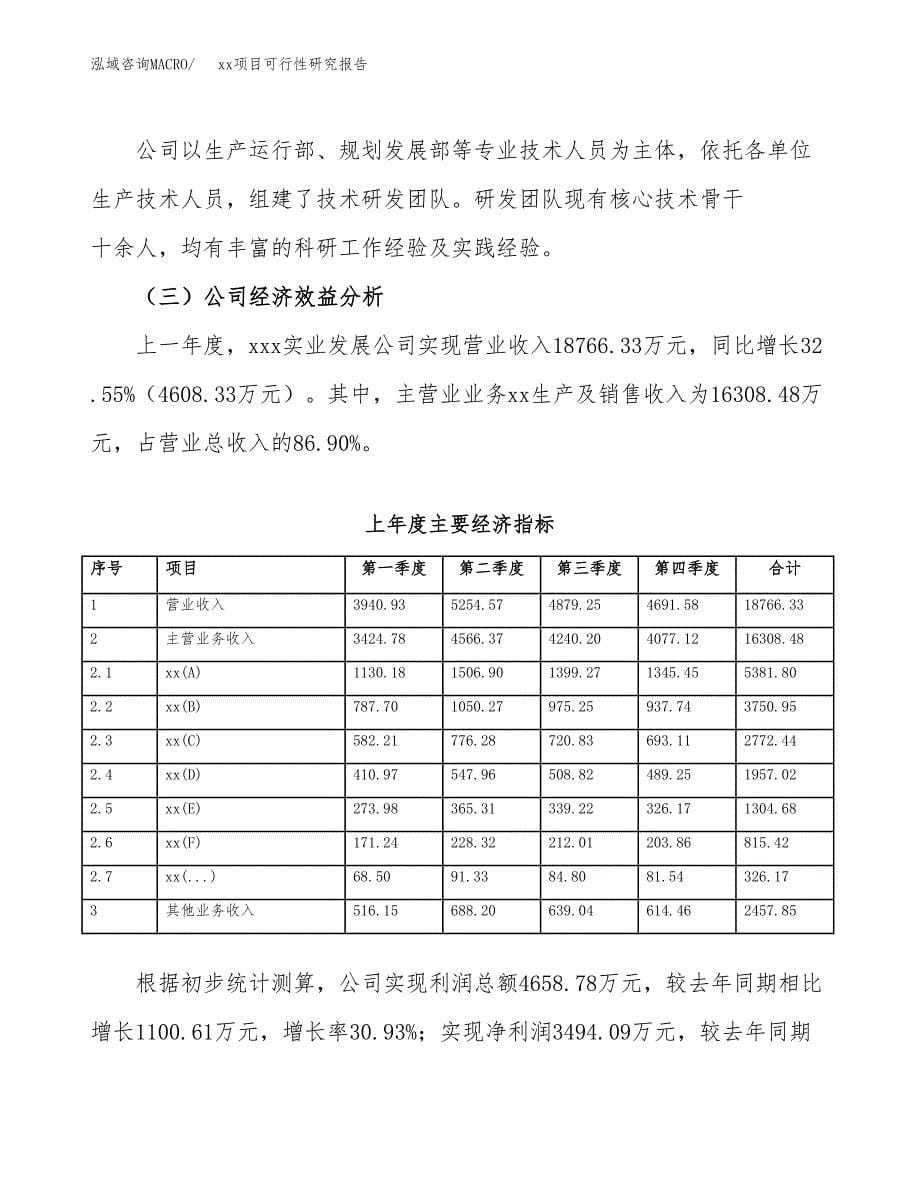 （模板参考）某工业园xxx项目可行性研究报告(投资6600.26万元，30亩）_第5页