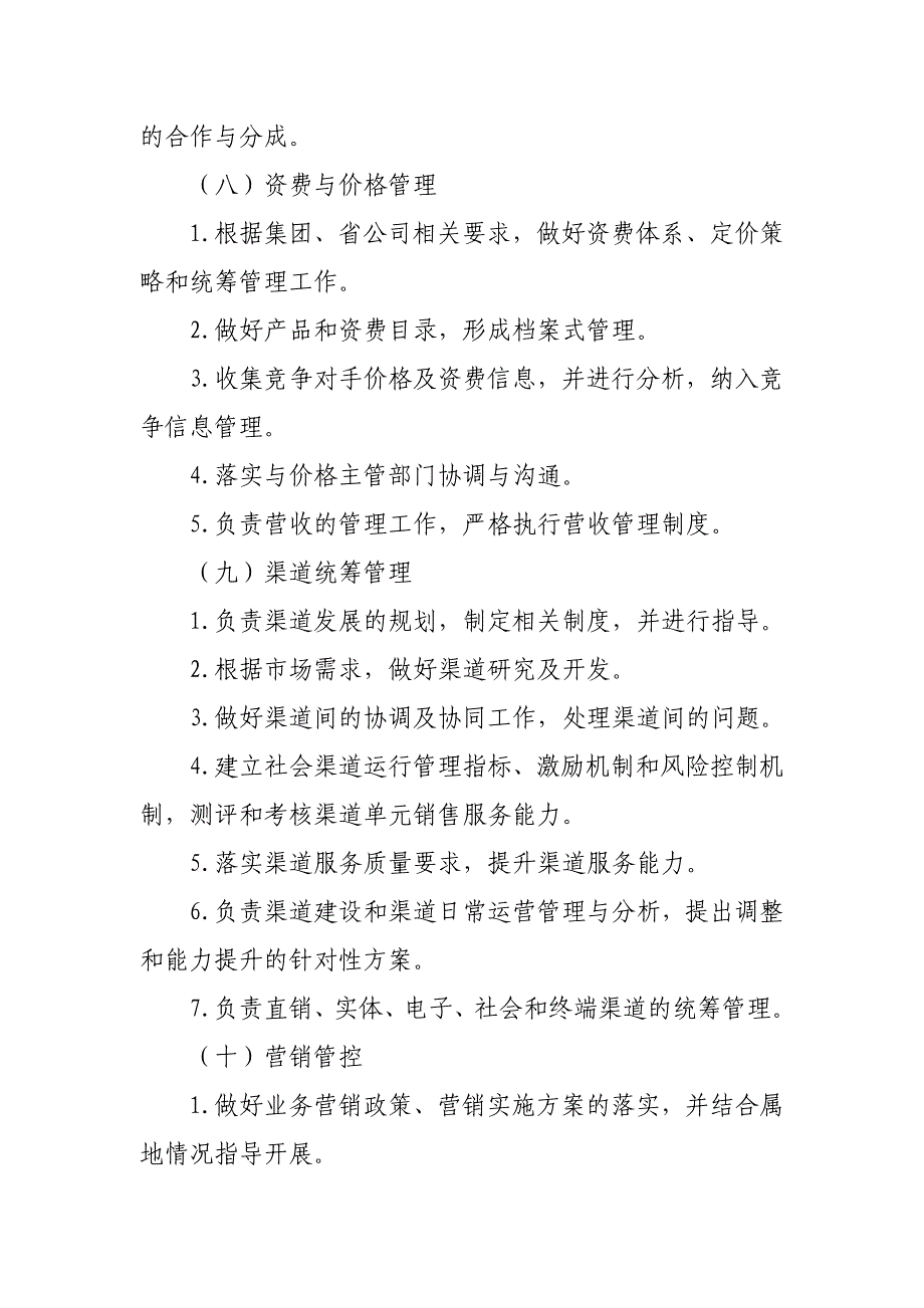 2010年某电信公司(本地网)组织架构(最新整理by阿拉蕾)_第4页