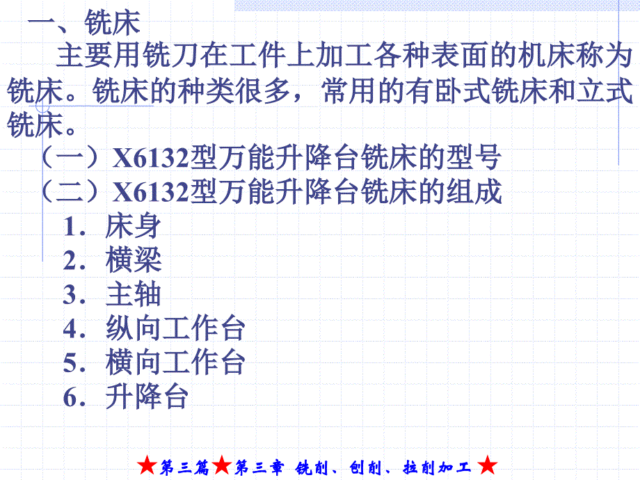 机械制造基础第3版 宋昭祥第三篇第3章铣削刨削拉削加工_第4页