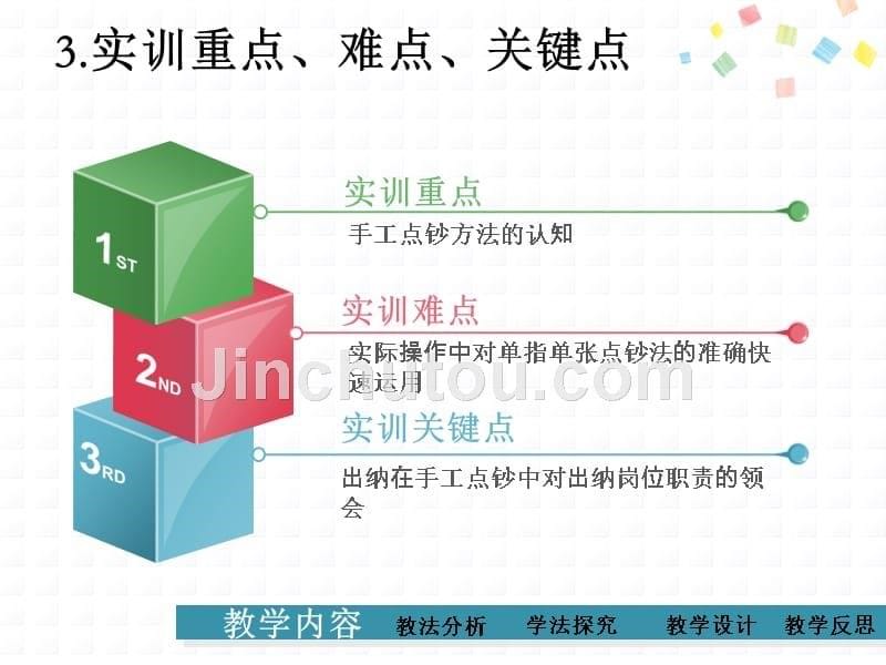 出纳员基本技能训练——手工点钞创新杯说课大赛国赛说课课件_第5页