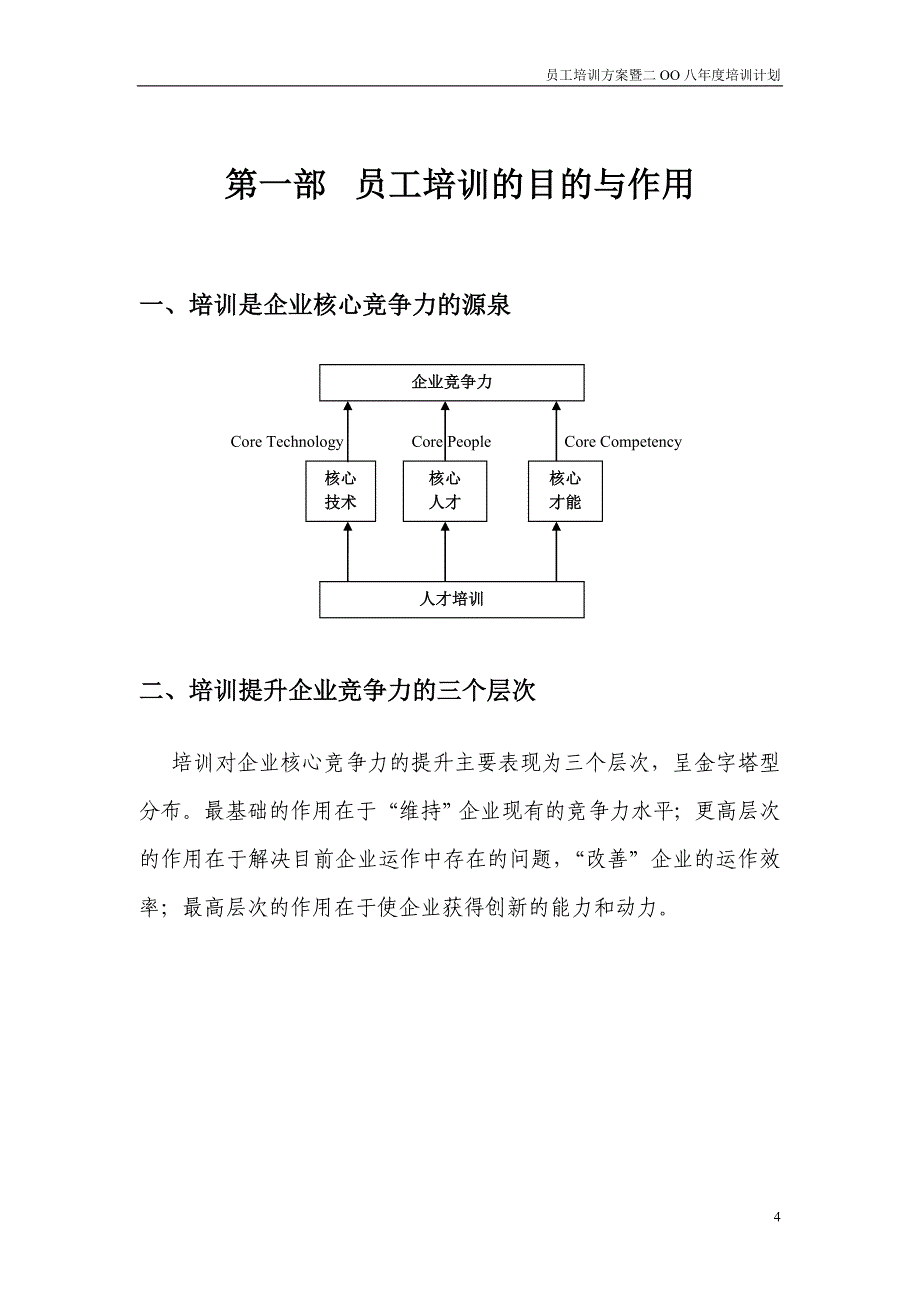 2008年度员工培训计划方案_第4页