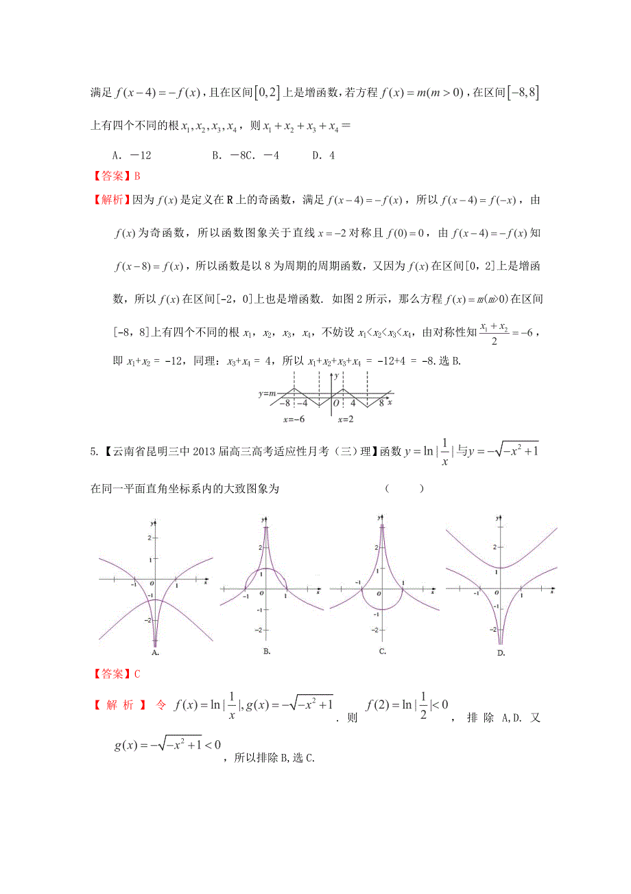2013高考备考各地试题解析分类汇编（二）理科数学：2函数_第2页