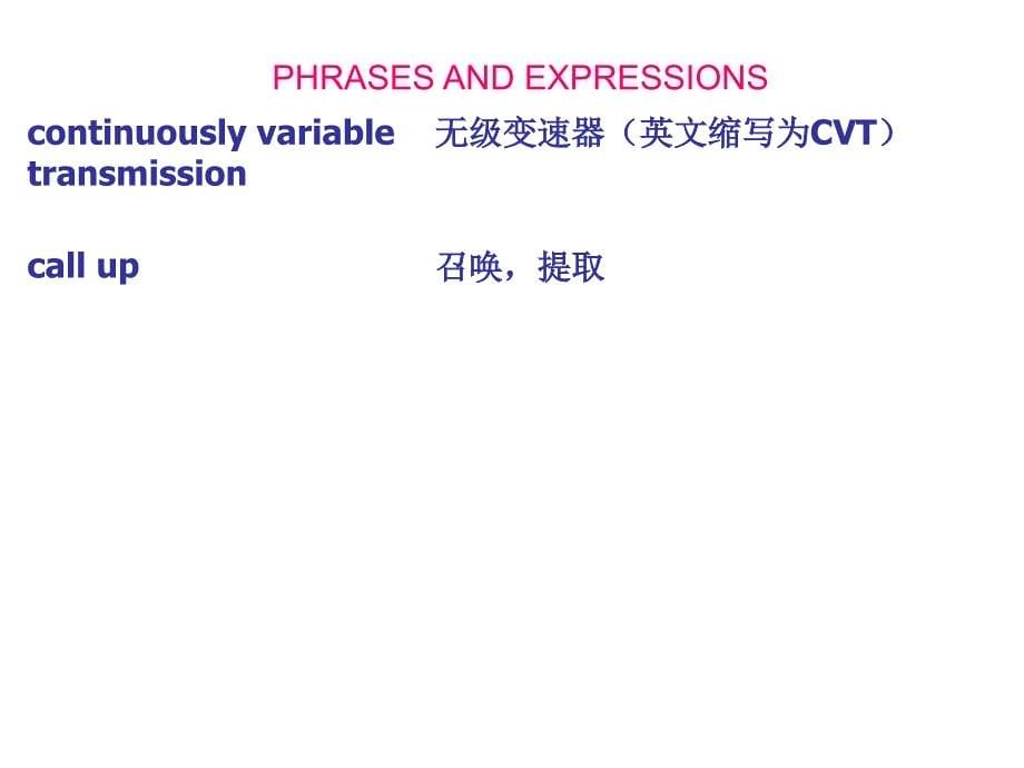 汽车专业英语读译教程 教学课件 ppt 作者 宋进桂_ 16-U9TB-C_第5页