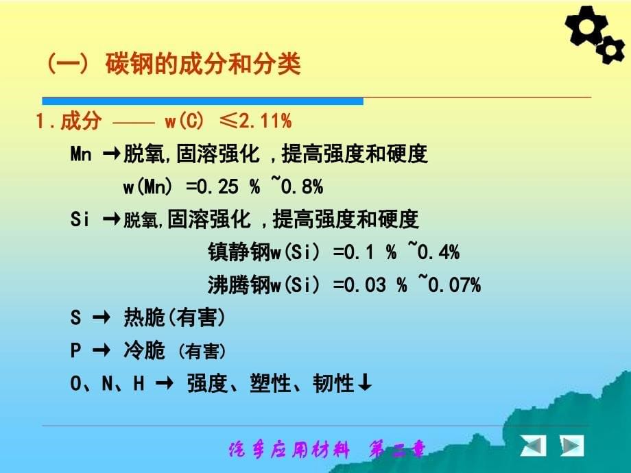 汽车应用材料第2版 教学课件 ppt 作者 李明惠 主编 第二章_3金属材料_第5页