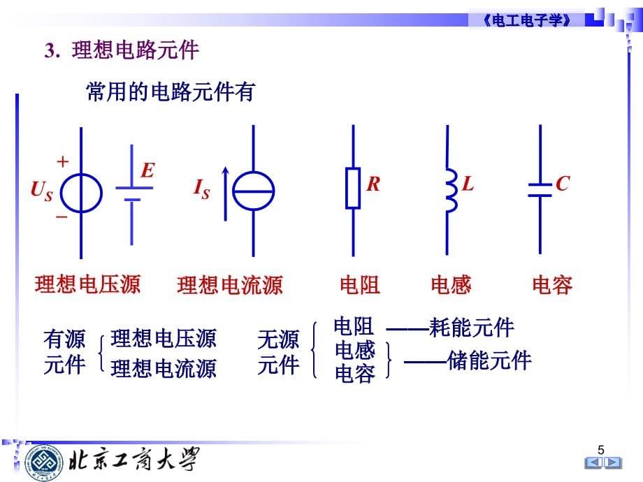 电工电子技术基本教程 教学课件 ppt 作者 付扬 第1章-直流电路_第5页