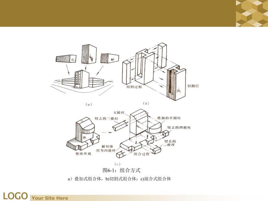 建筑识图与构造 教学课件 ppt 作者 王鹏 主编 第六章建筑形体的投影_第4页