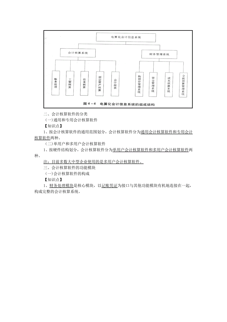 初级会计电算化考试大纲 知识点_第2页