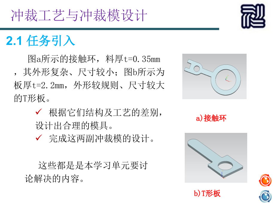 冲压模具设计与实践 教学课件 ppt 作者 范建蓓 教学单元二  冲裁工艺与冲裁模设计_第3页