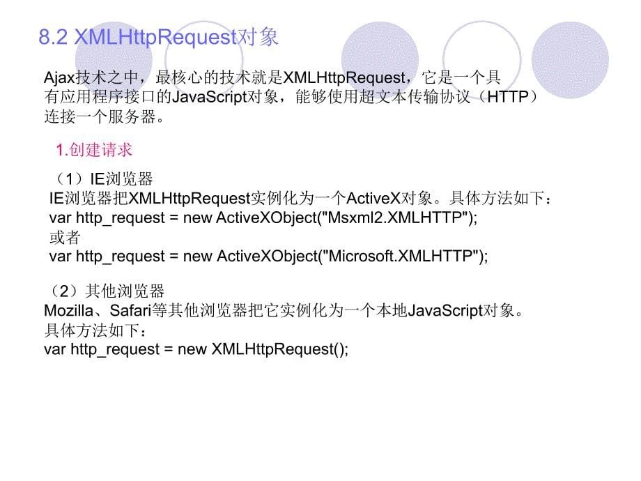 JavaScript网页特效案例教程 教学课件 ppt 作者 王莹 第八章课件 第八章_第5页