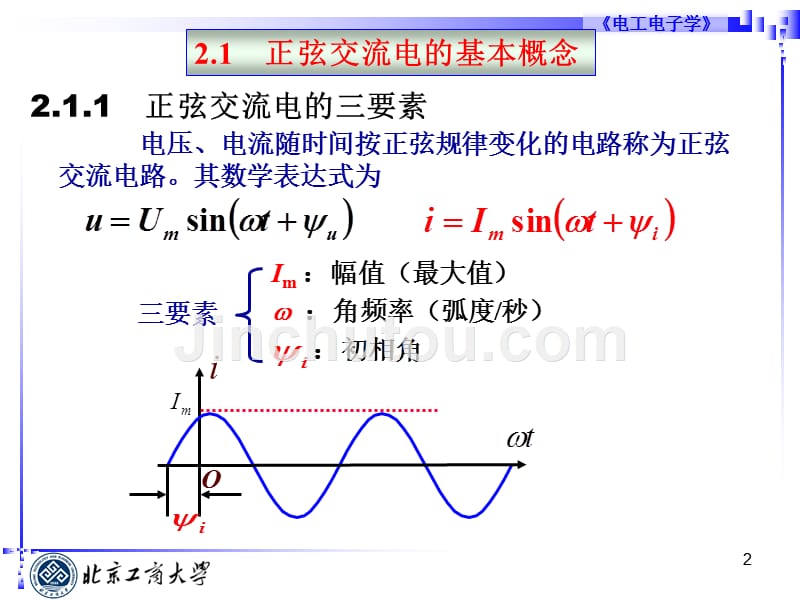 电工电子技术基本教程 教学课件 ppt 作者 付扬 第2章-交流电流_第2页