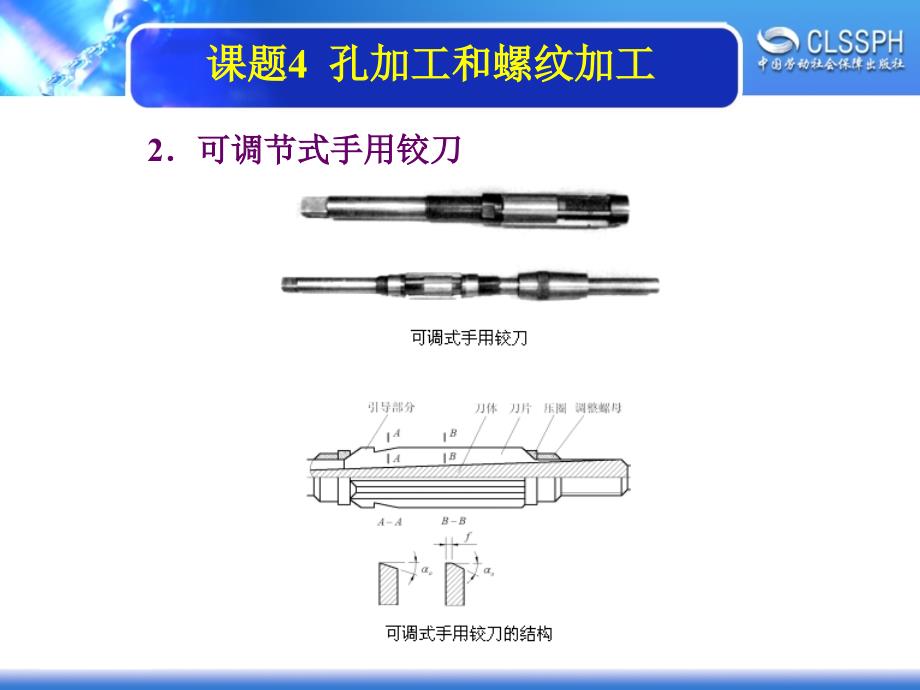 劳动出版社《机修钳工实训（初级模块）》-A02-20041-4-3铰削直孔_第4页