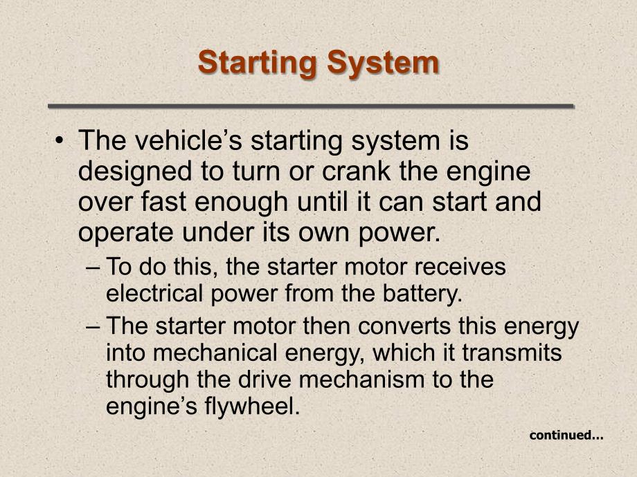 汽车专业实用英语 教学课件 ppt 作者 陈晟闽 09-the starter_第4页