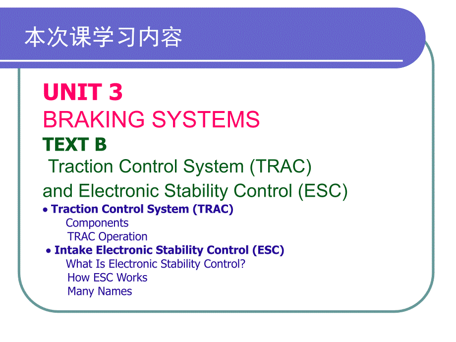 汽车专业英语读译教程 教学课件 ppt 作者 宋进桂_ 18-U10TB_第2页