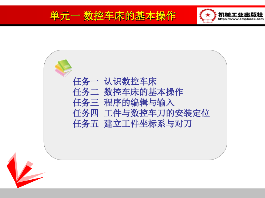 数控车床加工工艺与编程 西门子系统  教学课件 ppt 作者 苏源 数控车床加工工艺与编程—模块一_第2页