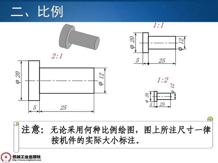 机械工程制图基础 第2版 教学课件 ppt 作者 万静第一章 1-1 制图基本知识_第5页