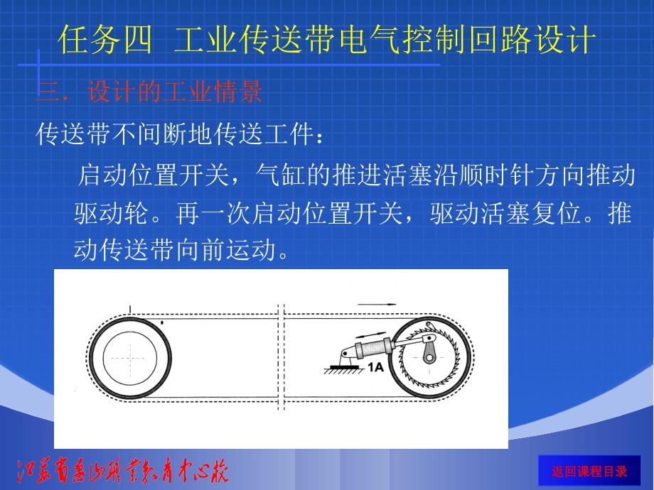 气压传动控制技术 项目式教学 教学课件 ppt 作者 徐益清 项目二 任务四 工业传送带电气控制回路设计 _第3页