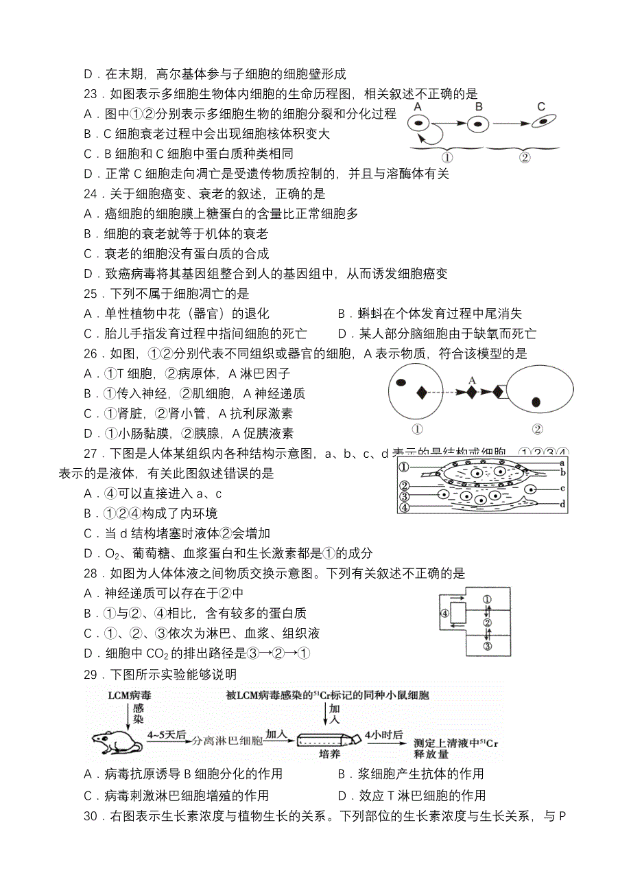 [专题]资阳高一生物非乐至厂牌3(2013.6)_第4页