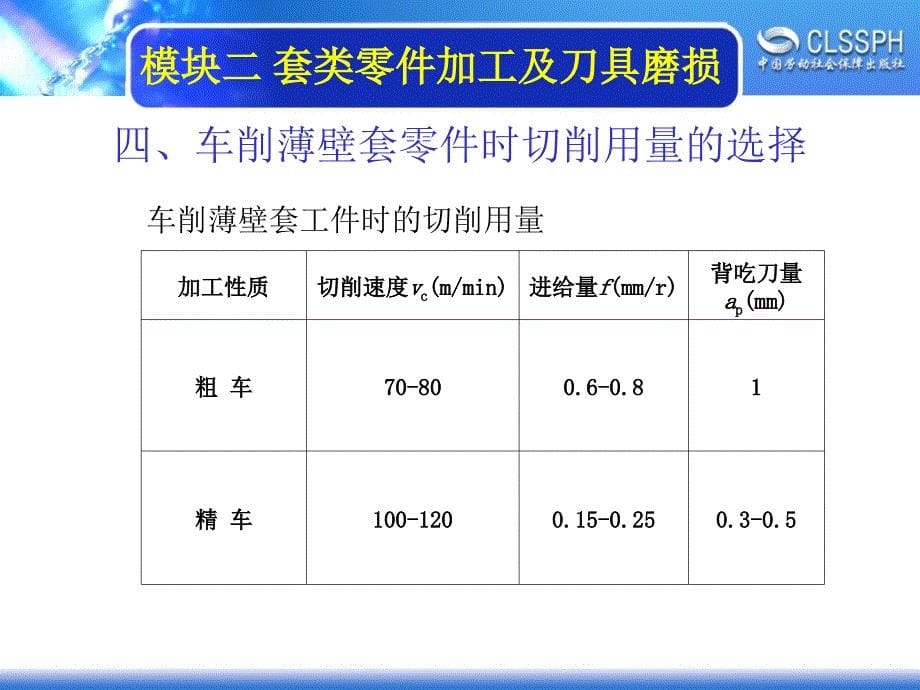 劳动出版社《普通车床加工实训（中级模块）》-A02-16452-1薄壁套零件的加工_第5页