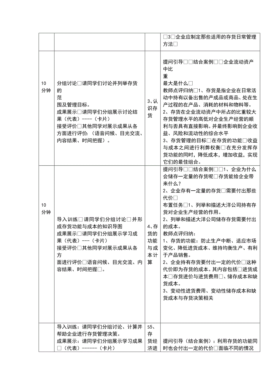 存货管理教学设计_第2页