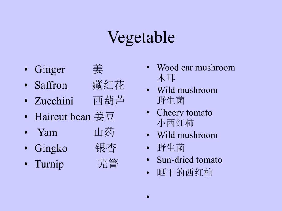 酒店 餐饮部 基本英语 Basic English for F&B_第4页