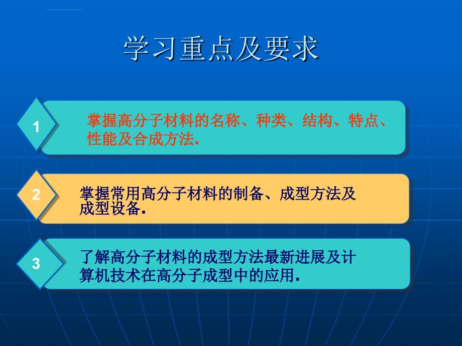 高分子材料成型工艺(1)课件_第2页