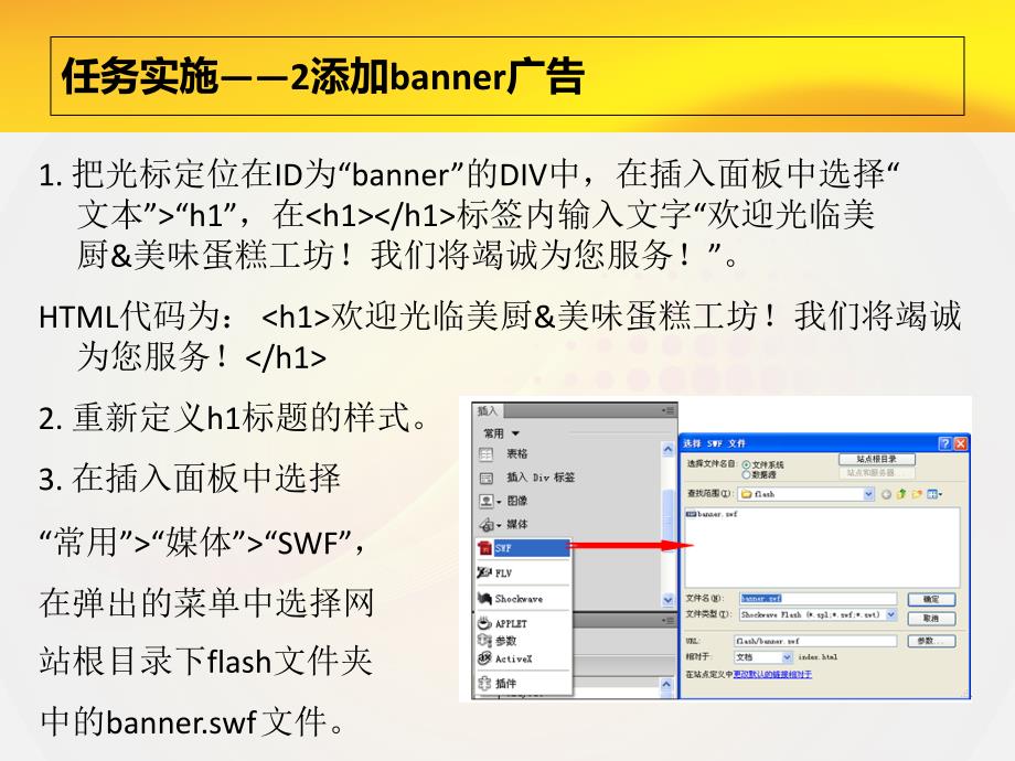 Dreamweaver网页设计项目教程 教学课件 ppt 作者 王雪松 项目一ppt 任务4-2_第3页