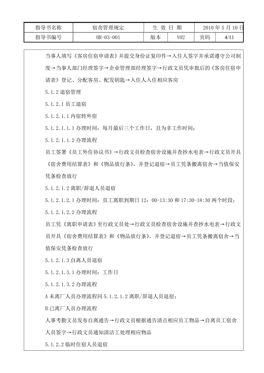 公司宿舍管理规定(最新整理by阿拉蕾)_第4页