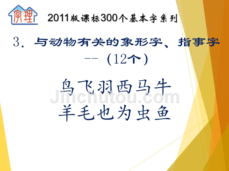 字理析解300个基本字--3.与动物有关的象形字、指事字(12个)标准pptx_第2页