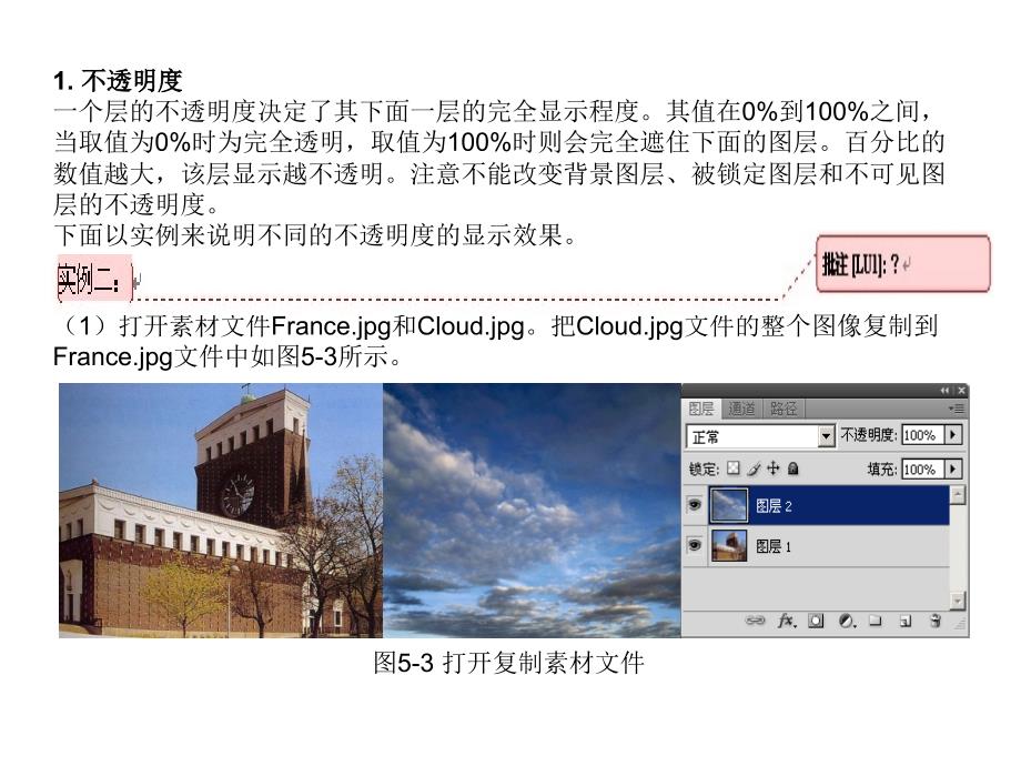 Photoshop图像编辑与处理 教学课件 ppt 作者 沈洪 朱军 等 5.2 5.2  “图层”面板的使用_第3页