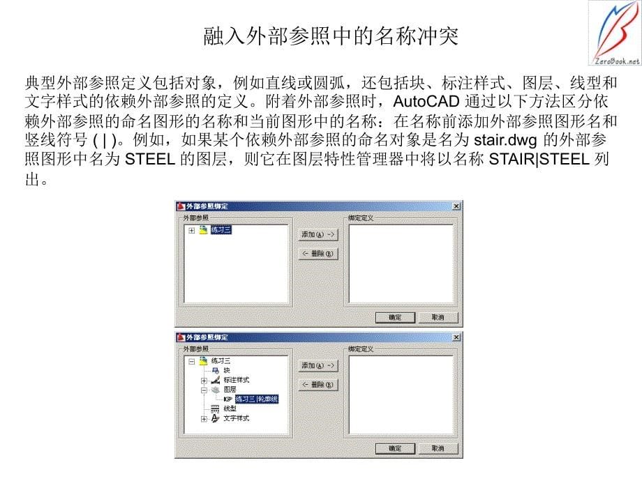 Auto CAD2009机械制图 教学课件 ppt 作者 管殿柱 张轩 第10章外部参照_第5页