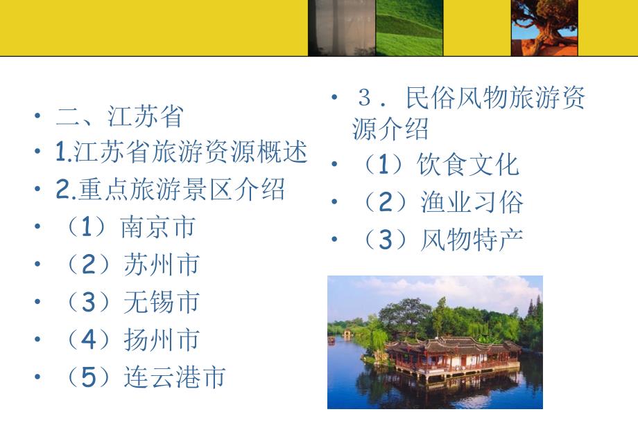 中国旅游资源概况 教学课件 ppt 作者 万剑敏 第五章_第4页