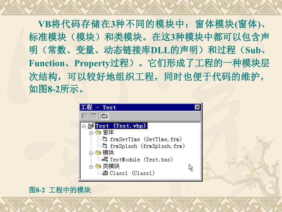 Visual Basic程序设计教程 第2版 教学课件 ppt 作者 刘瑞新 电子教案 第8章 变量与过程的作用范围_第4页