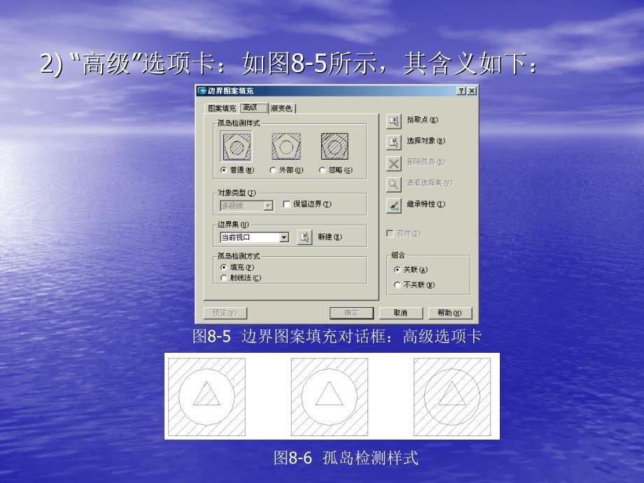 AutoCAD 2004中文版应用教程 教学课件 ppt 作者 刘瑞新 第8章 图案填充_第5页