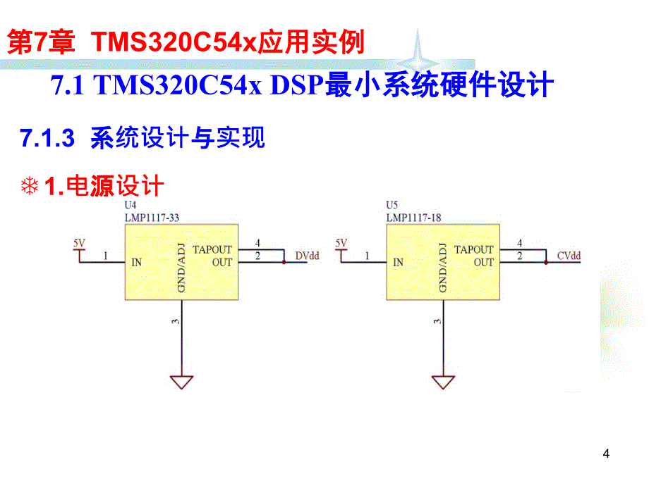 TMS320C54X DSP应用技术教程 教学课件 ppt 作者 宋鹏 教程课件 第7章TMS320C54x应用实例_第4页