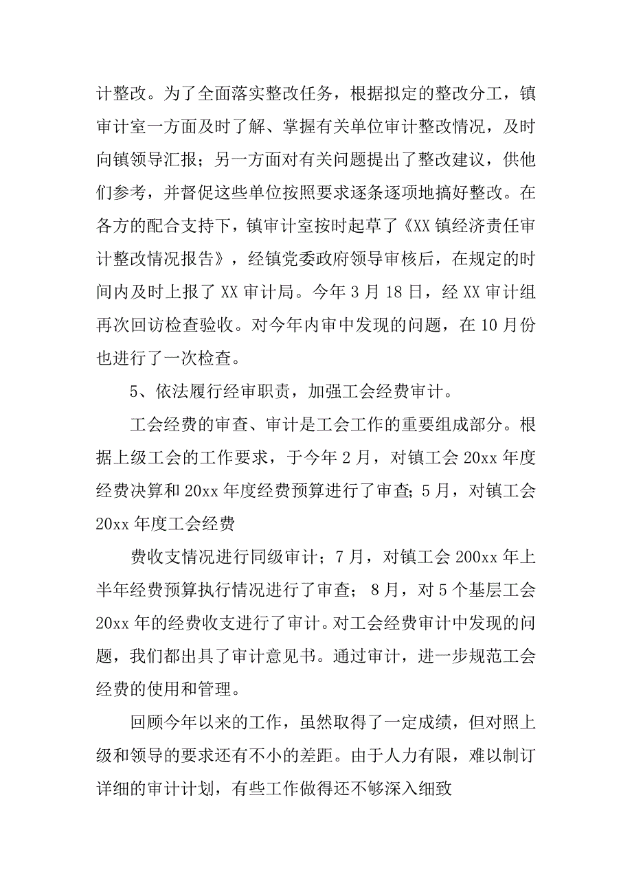 乡镇内部审计工作总结模板.doc_第4页