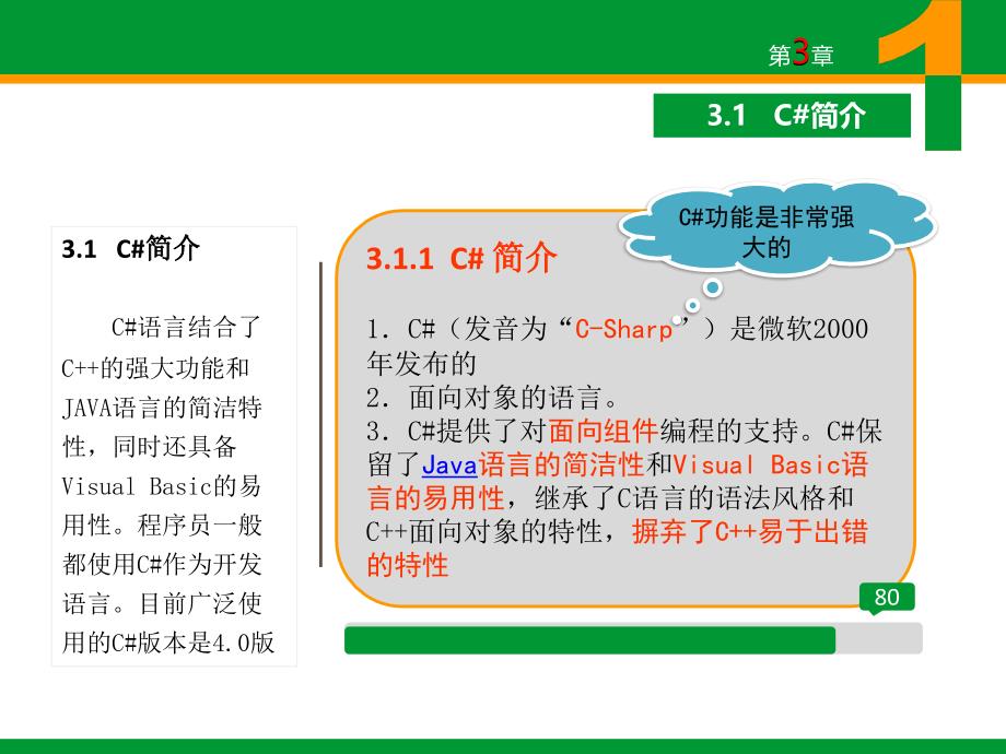 ASP.NET程序设计教程 教学课件 ppt 作者 崔连和 6.PPT ch03 ch03-c#语法基础_第4页