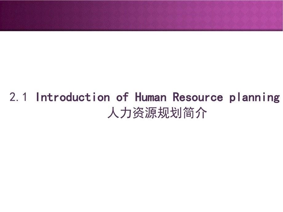 人力资源管理专业英语 教学课件 ppt 作者 詹婧 等 Chapter 2 Human Resource Planning_第5页