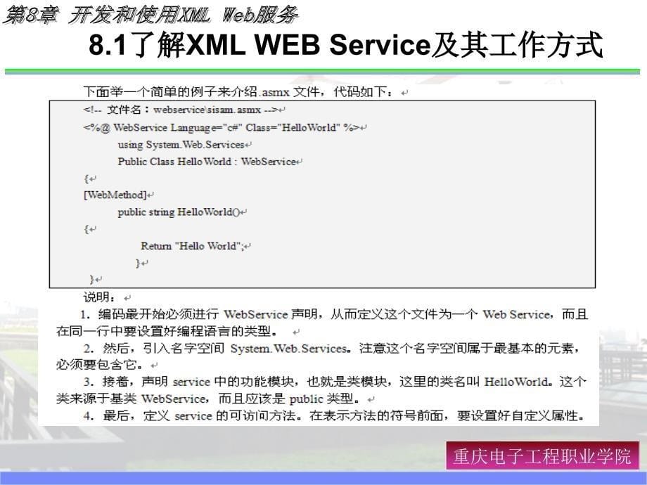 ASP.NET C# 2008 项目开发案例教程 教学课件 ppt 作者 郎登何 第8章_第5页