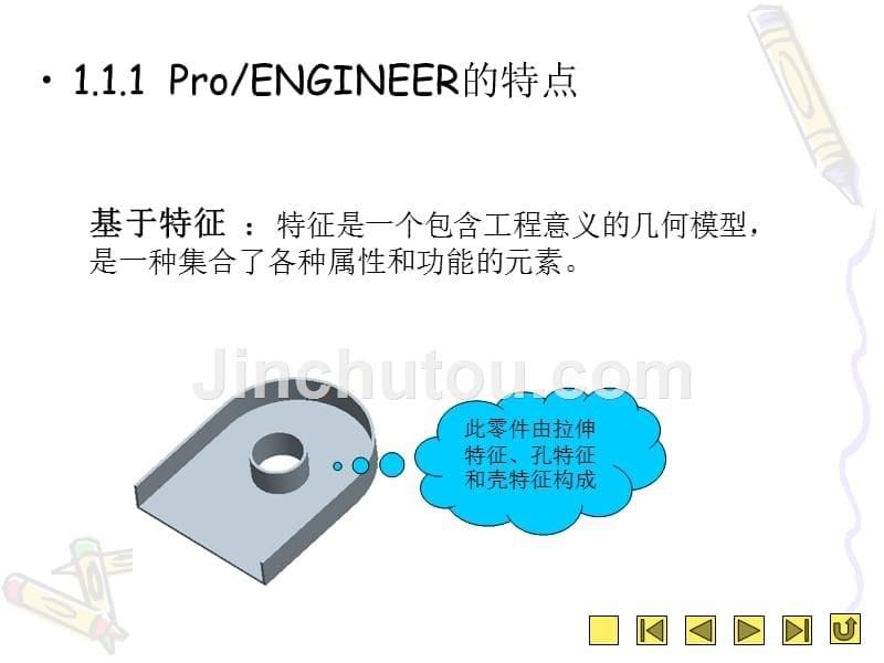 Pro ENGINEER 5.0应用教程 教学课件 ppt 作者 刘瑞新 电子课件PPT 第1章  ProENGINEER基础知识_第5页