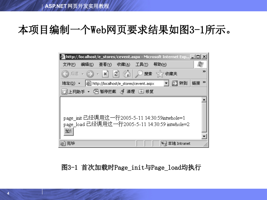 ASP.NET网页开发实用教程 教学课件 ppt 作者 陈运海 电子教案 第3章_第4页