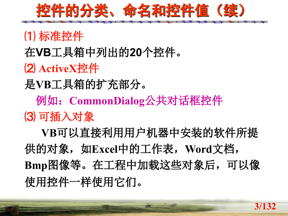 VisualBasic 程序设计教程 教学课件 ppt 作者 刘莲英 第9章 界面设计_第3页