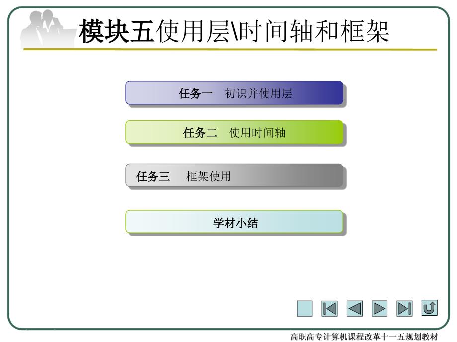 Dreamweaver ,CS3网页设计案例教程 教学课件 ppt 作者 王春红 王瑾瑜主编 模块六 层时间轴框架_第2页