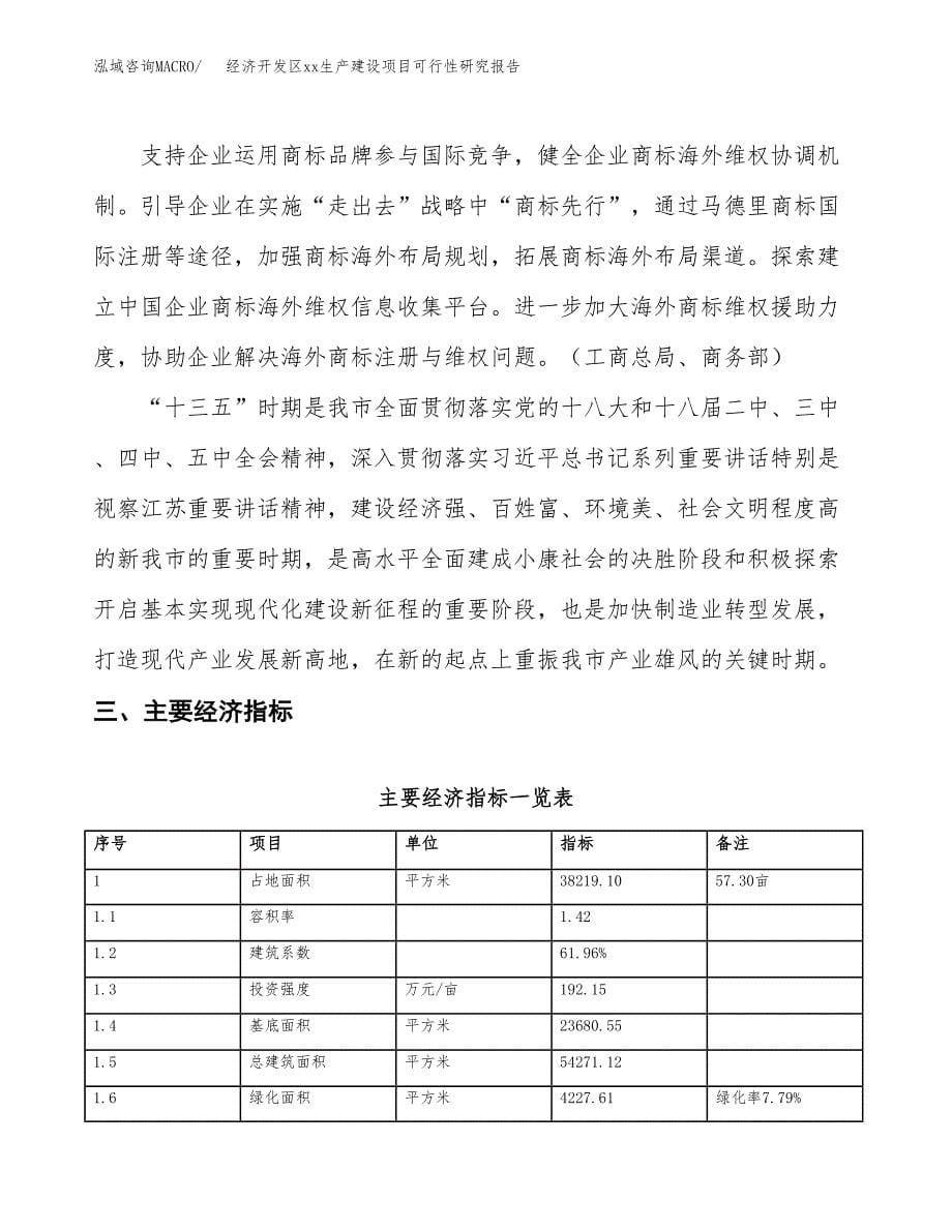 (投资12833.56万元，57亩）经济开发区xxx生产建设项目可行性研究报告_第5页