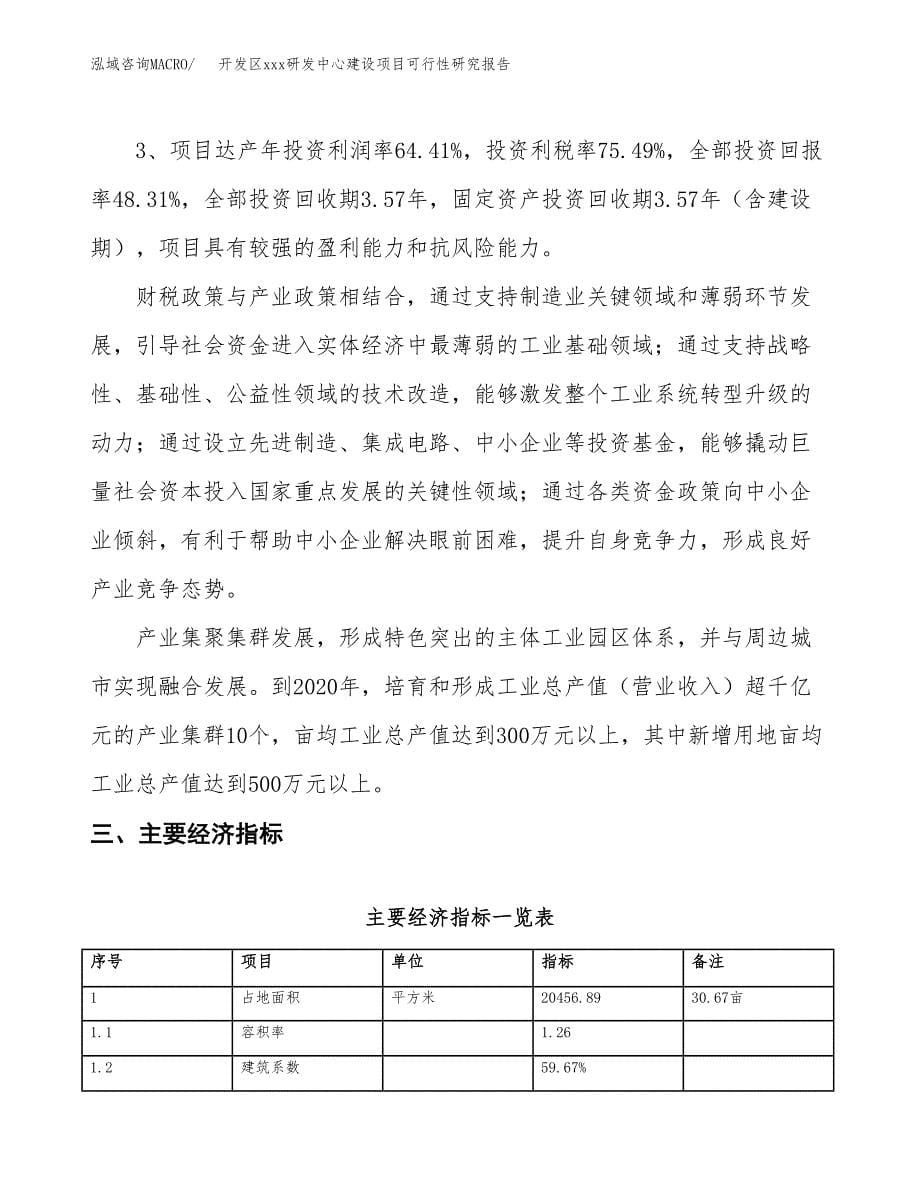 (投资7229.49万元，31亩）开发区xx研发中心建设项目可行性研究报告_第5页