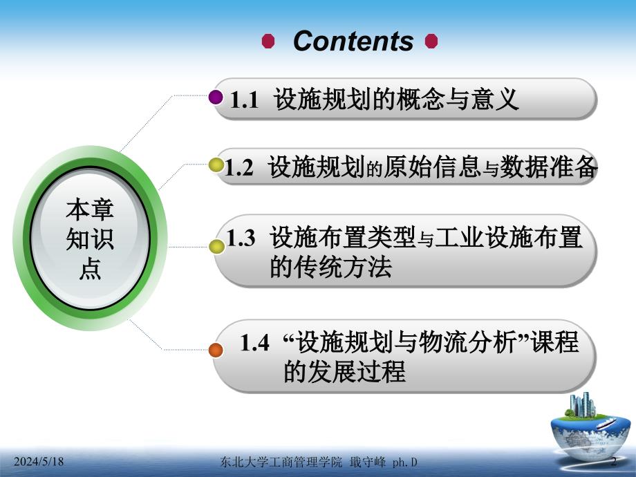 现代设施规划与物流分析 教学课件 ppt 作者 戢守峰 第1章 导论_第2页