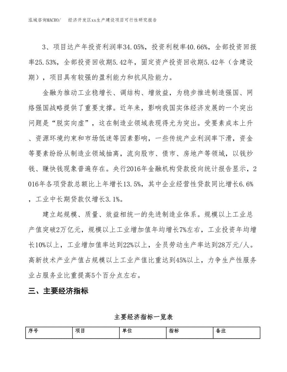 (投资12352.79万元，63亩）经济开发区xxx生产建设项目可行性研究报告_第5页