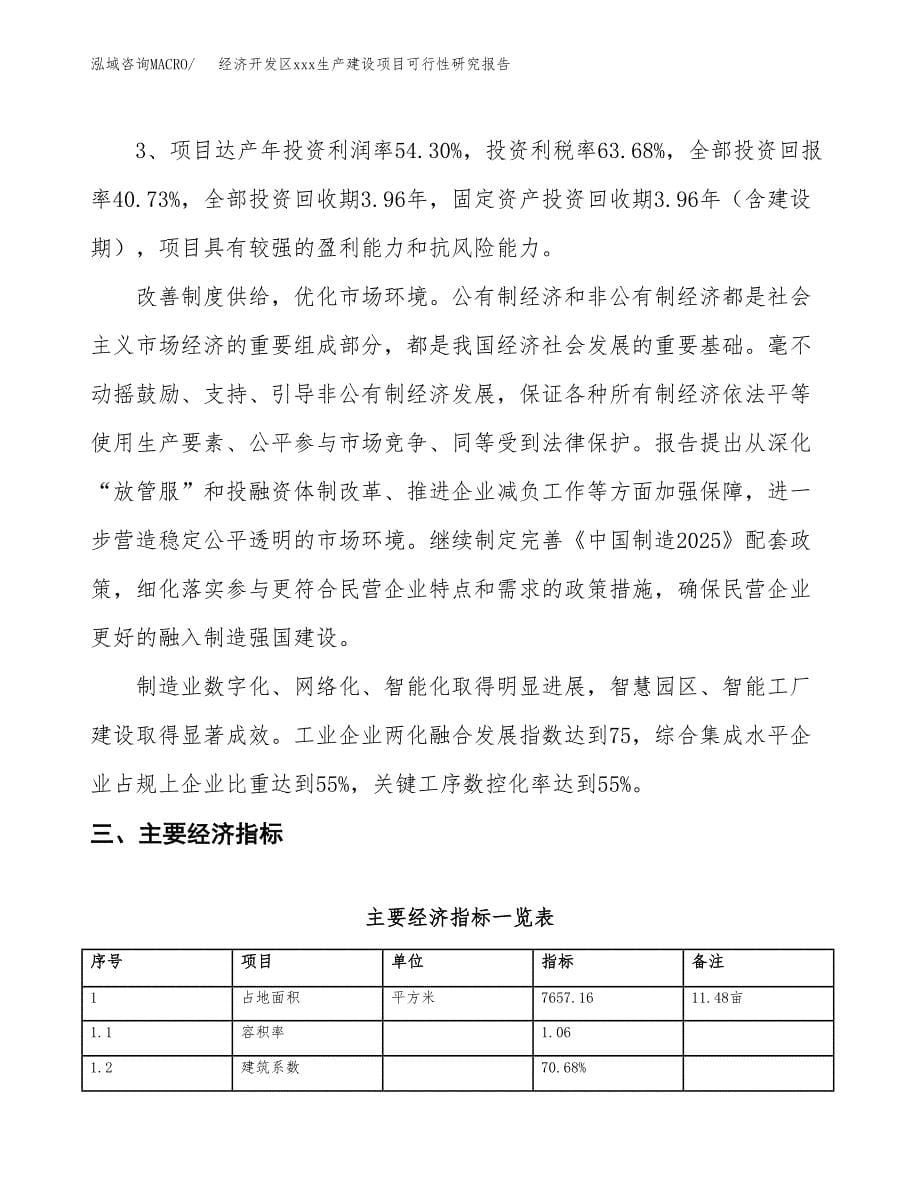 (投资3100.82万元，11亩）经济开发区xx生产建设项目可行性研究报告_第5页