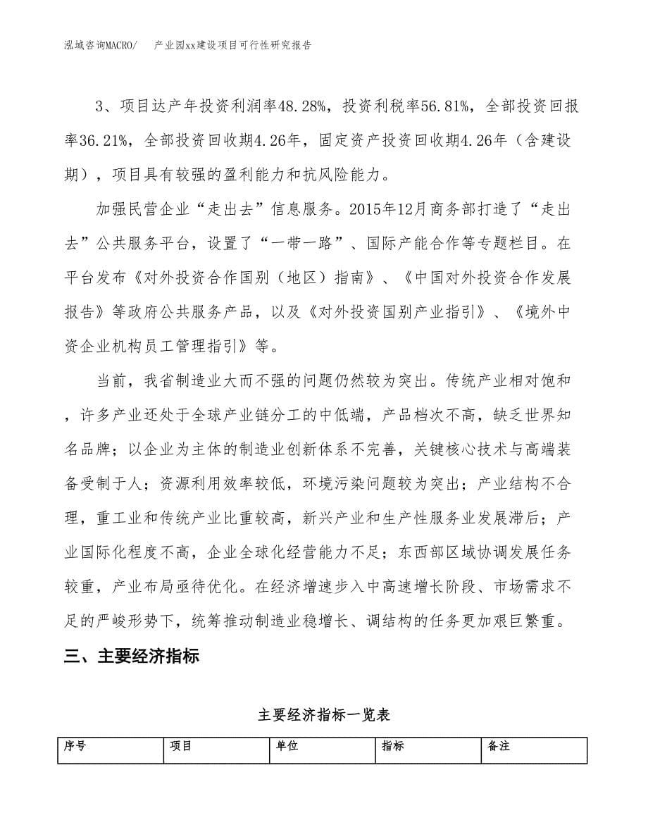 (投资8740.77万元，35亩）产业园xxx建设项目可行性研究报告_第5页