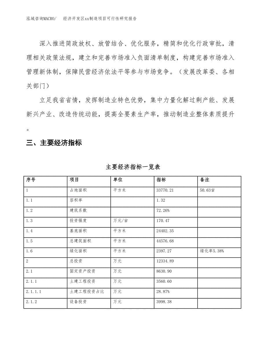 (投资12334.89万元，51亩）经济开发区xx制造项目可行性研究报告_第5页