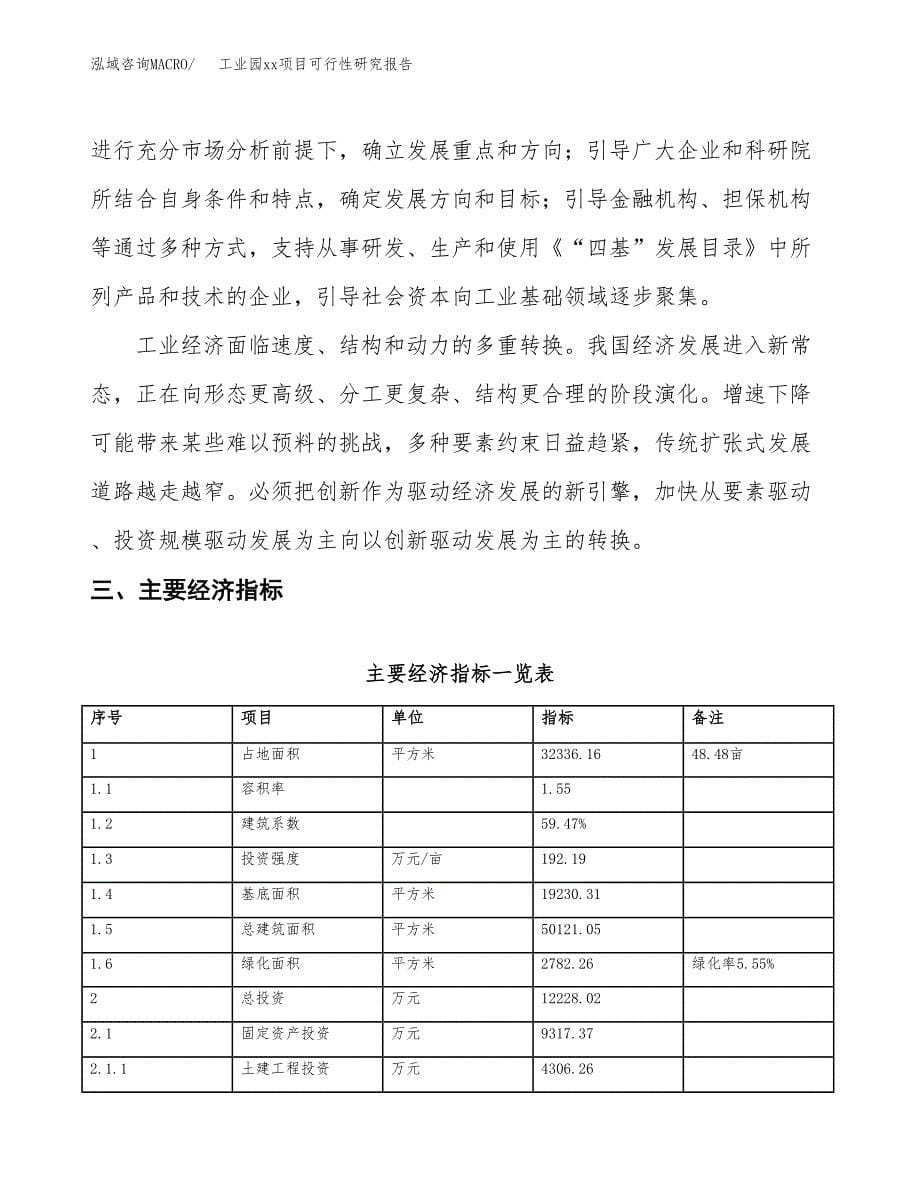 (投资12228.02万元，48亩）工业园xxx项目可行性研究报告_第5页